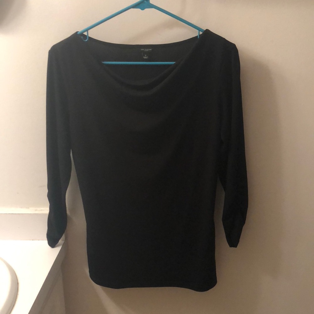 Black 3/4 length blouse
